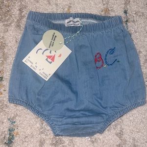 Bobo Choses Denim Look bottom Size 12-18 Months NWT